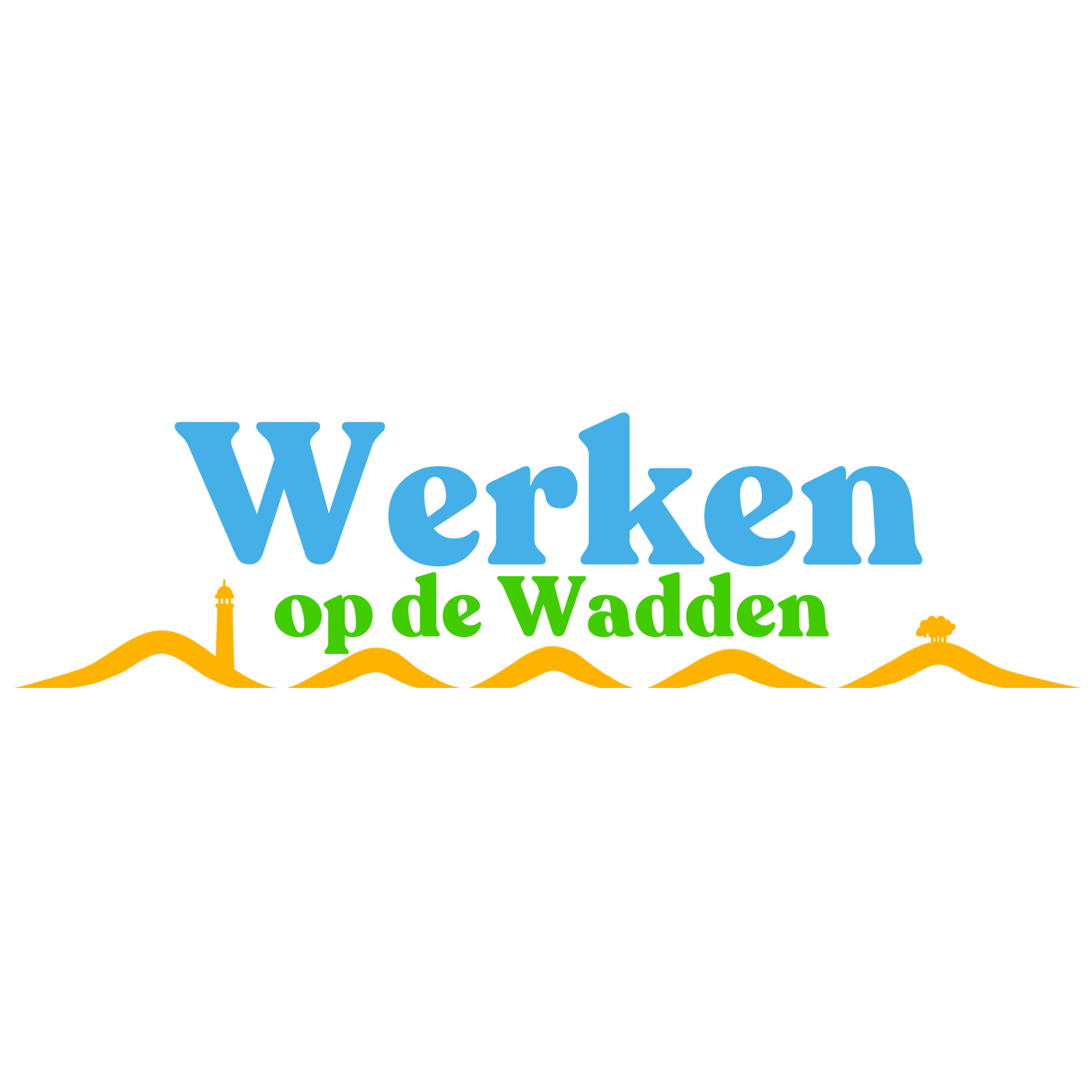 Werken op de Wadden